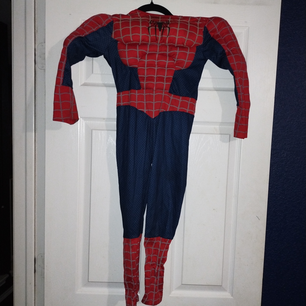 Kids Red and Blue Superhero Costume Size 4-6